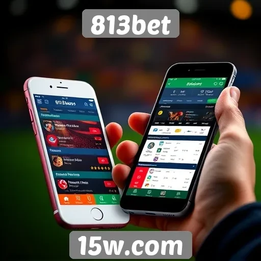 Experiência mobile no site 813bet